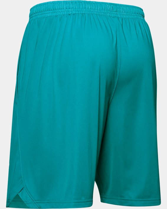 Men's UA Locker 9" Pocketed Shorts, Green, pdpMainDesktop image number 1